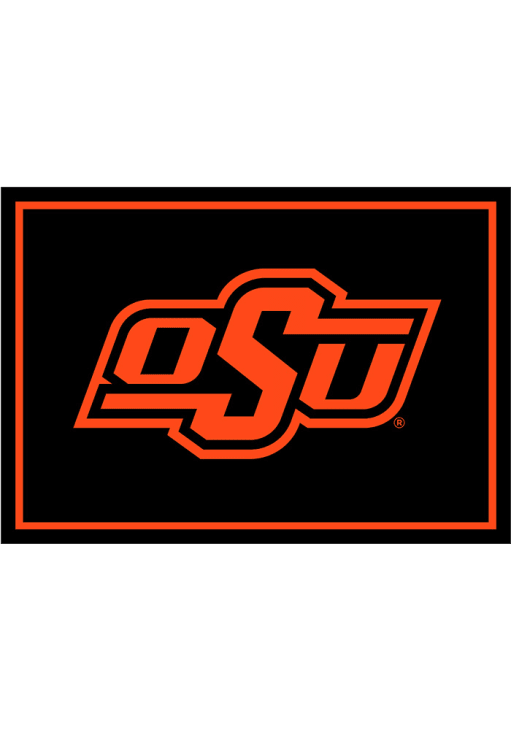 Oklahoma State Cowboys 3x4 Area Interior Rug - Black