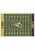 LSU Tigers 4x6 Homefield Interior Rug - Gold