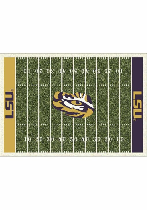 LSU Tigers 4x6 Homefield Interior Rug - Gold