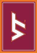 Virginia Tech Hokies 6x8 Spirit Interior Rug - Maroon
