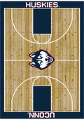 UConn Huskies 8x11 Courtside Interior Rug - Wood