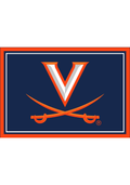 Virginia Cavaliers 3x4 Area Interior Rug - Navy Blue