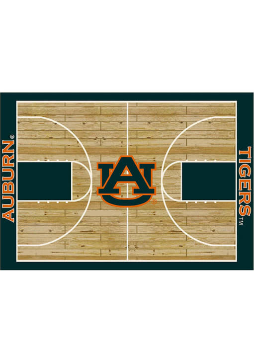 Auburn Tigers 8x11 Courtside Interior Rug - Navy Blue