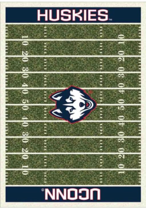 UConn Huskies 8x11 Homefield Interior Rug - Navy Blue
