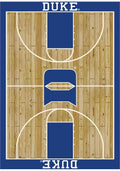 Duke Blue Devils 8x11 Courtside Interior Rug - Wood
