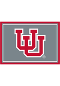 Utah Utes 4x6 Spirit Interior Rug - Ash