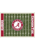 Alabama Crimson Tide 4x6 Homefield Interior Rug - Crimson