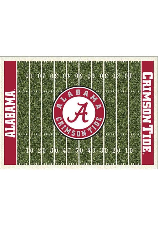 Alabama Crimson Tide 4x6 Homefield Interior Rug - Crimson
