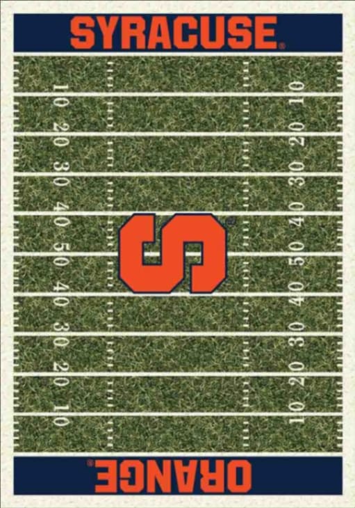 Syracuse Orange 6x8 Homefield Interior Rug - Orange