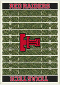 Texas Tech Red Raiders 4x6 Homefield Interior Rug - Black