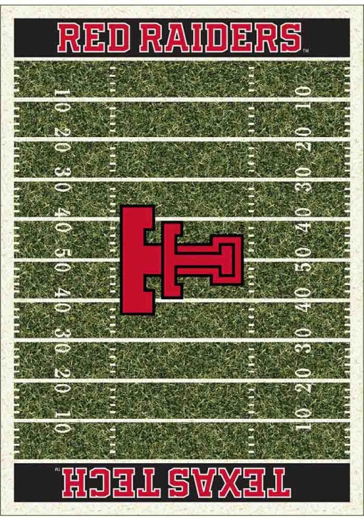 Texas Tech Red Raiders 4x6 Homefield Interior Rug - Black