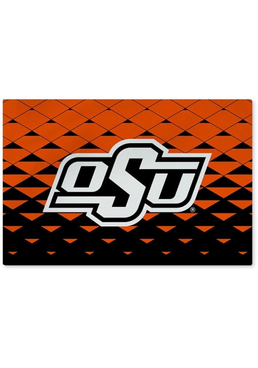 Oklahoma State Cowboys Washable Rug Interior Rug - Black