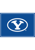 BYU Cougars 8x11 Spirit Interior Rug - Royal Blue