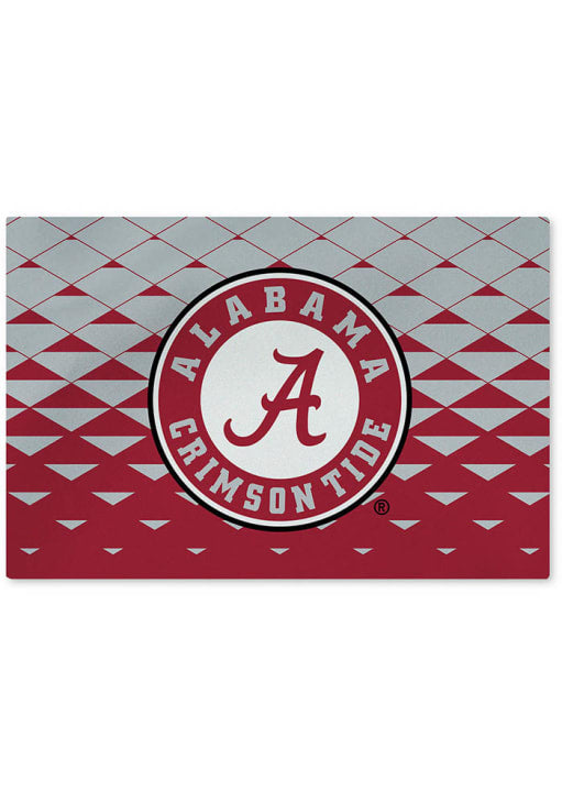 Alabama Crimson Tide Washable Rug Interior Rug - Charcoal