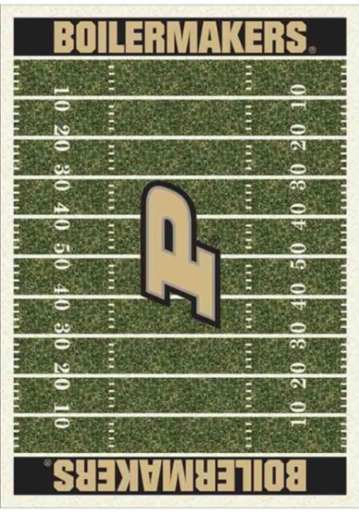 Purdue Boilermakers 8x11 Homefield Interior Rug - Gold