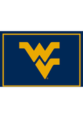 West Virginia Mountaineers 3x4 Area Interior Rug - Navy Blue