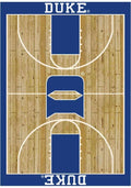 Duke Blue Devils 4x6 Courtside Interior Rug - Wood