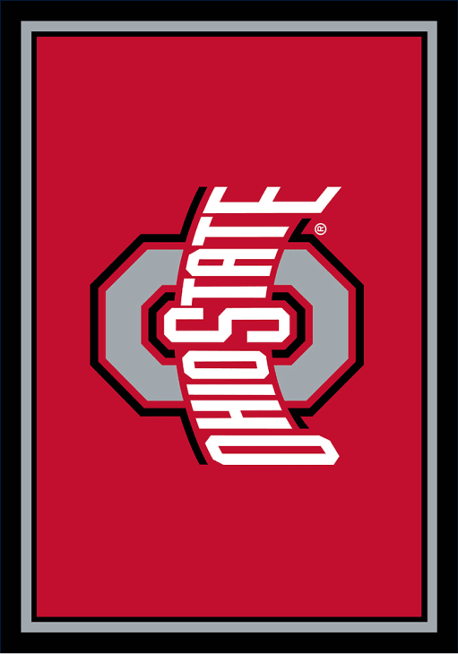 Ohio State Buckeyes 6x8 Spirit Interior Rug - Scarlet Red