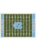 North Carolina Tar Heels 8x11 Homefield Interior Rug - Carolina Blue