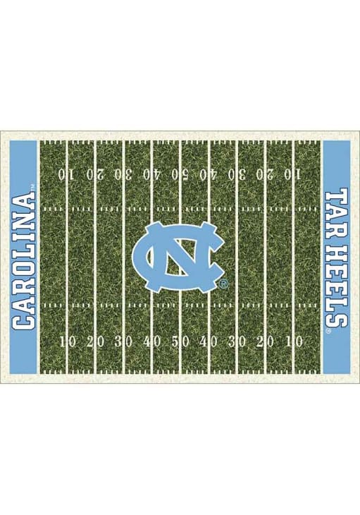 North Carolina Tar Heels 8x11 Homefield Interior Rug - Carolina Blue