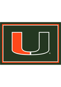 Miami Hurricanes 3x4 Area Interior Rug - Green