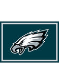 Philadelphia Eagles 3x4 Area Rug Interior Rug - Midnight Green