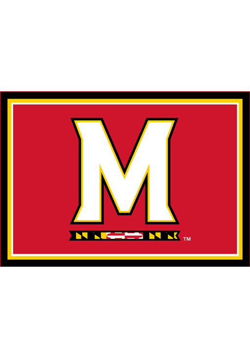 Maryland Terrapins 3x4 Area Interior Rug - Red