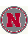 Nebraska Cornhuskers 64" Diameter Interior Rug - Ash