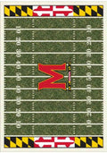 Maryland Terrapins 8x11 Homefield Interior Rug - Red