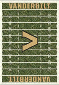 Vanderbilt Commodores 4x6 Homefield Interior Rug - Gold