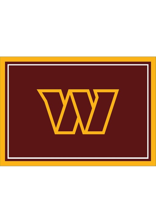 Washington Commanders 6x8 Spirit Rug Interior Rug - Burgundy