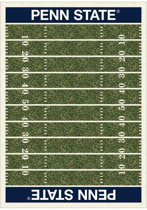 Penn State Nittany Lions 8x11 Homefield Interior Rug - Navy Blue