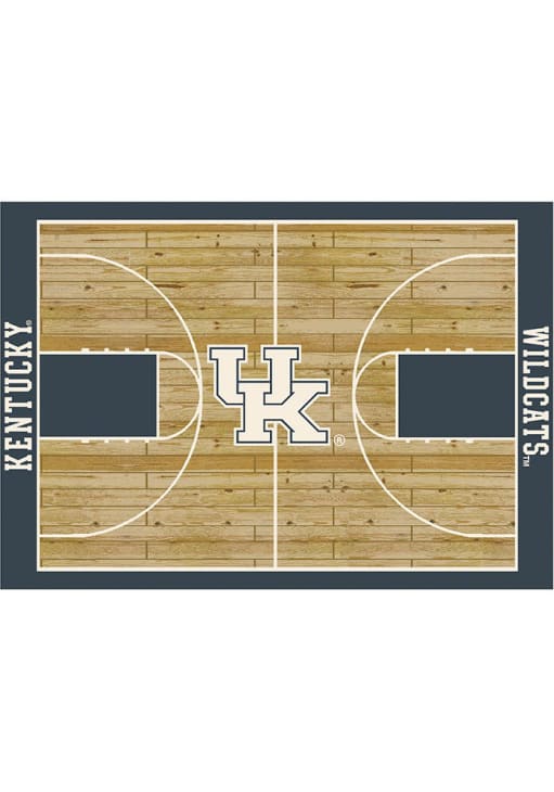 Kentucky Wildcats 8x11 Courtside Interior Rug - Royal Blue