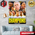 A Fantastic Season For Real Madrid Laliga Ea Sports Champion 2023-24 Home Decoration Poster Canvas