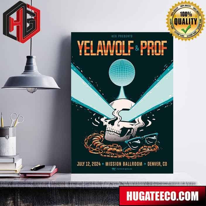 AEG Presents Yelawolf And Prof July 12 2024 Mission Ballroom Denver CO Poster By Fralvez Poster Canvas