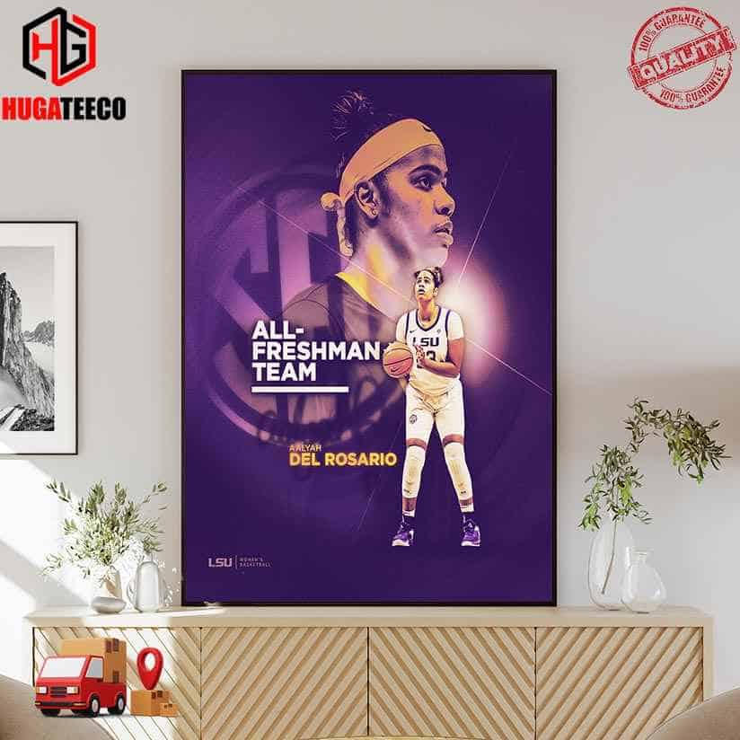 Aalyah Del Rosario LSU Women‚Äôs Basketball Home Decor Poster Canvas