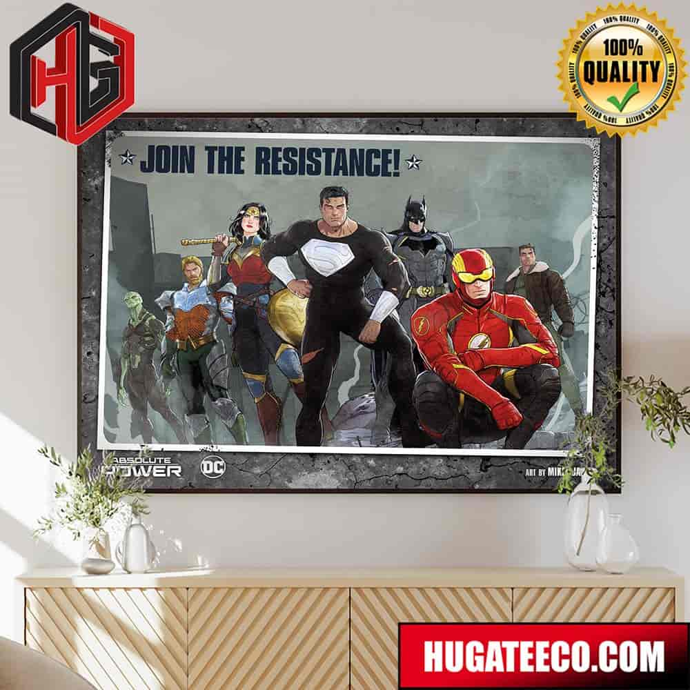 Absolute Power DC No 1 By Mark Waid And Dan Mora Art Pictured By Mikel Janin Home Decor Poster Canvas
