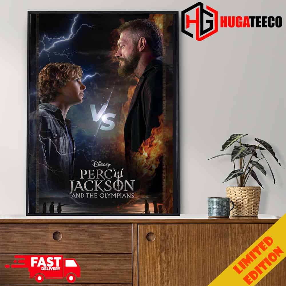 Adam Copeland Percy Jackson Poseidon‚Äôs Kid vs The God Of War Ares Percy Jackson And The Olympians Series Home Decor Poster Canvas