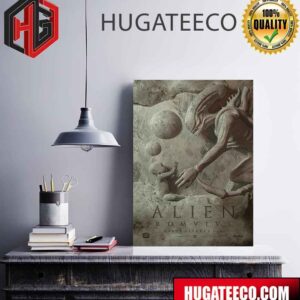 Alien Romulus A Fede Alvarez Film Xenomorph And Baby Poster Canvas