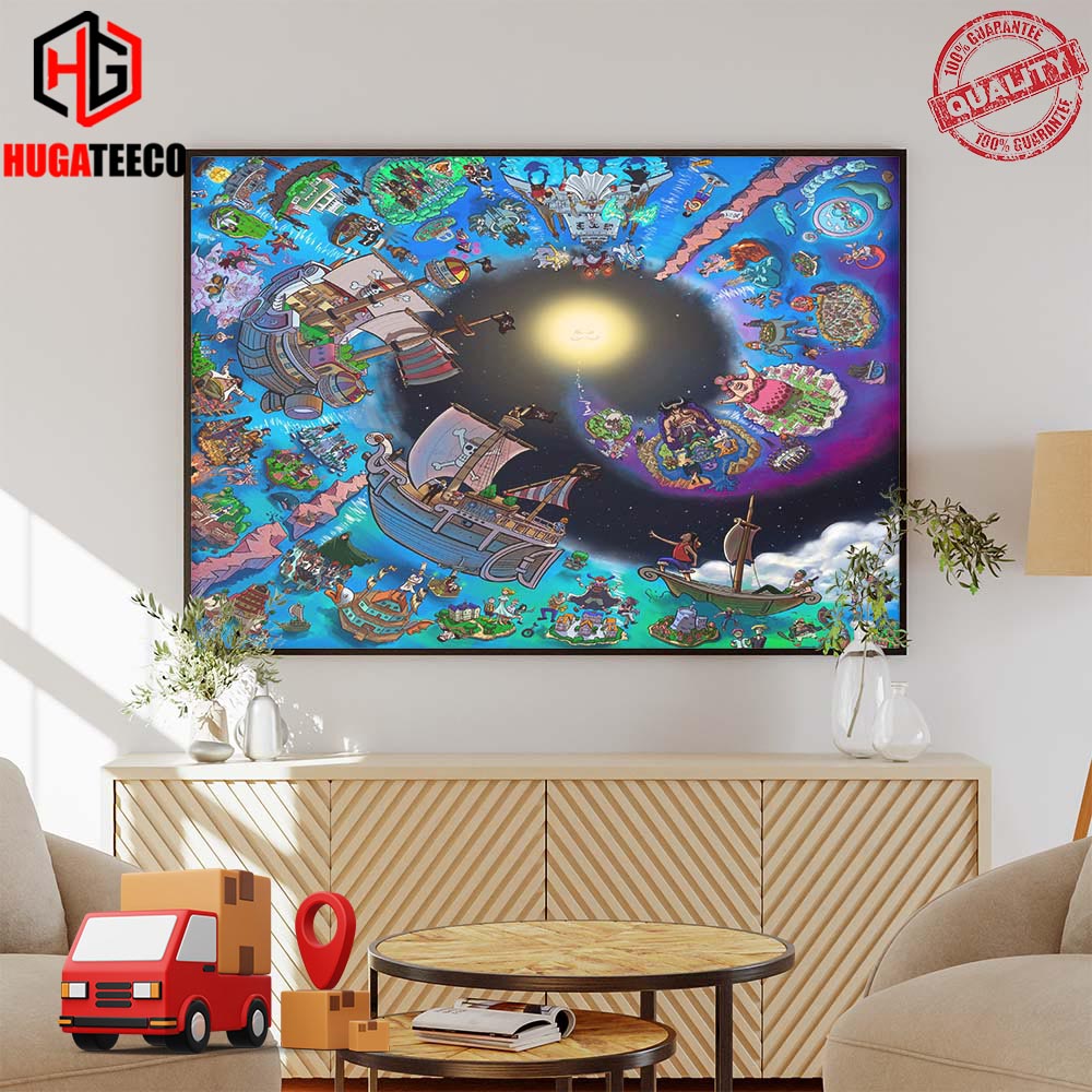 All One Piece Arcs In One Picture Home Decor Poster Canvas