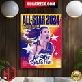 All-Star 2024 Caitlin Clark All-Star Selection WNBA See You In Phoenix Home Decor Poster Canvas