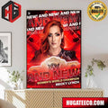 And New Women‚Äôs World Champion WWE Becky Lynch Poster Canvas