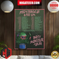 Andy Frasco And The Un Party Monster Tour Schedule List Poster Canvas