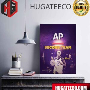Angel Reese LSU Women‚Äôs Basketball Is On The Associated Press Second Team All-America Poster Canvas