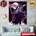 Anthony Edwards Minnesota Timberwolves NBA Art Home Decor Poster Canvas
