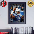 Anthony Richardson Via ESPN Come Back With A Vengeance Just On A Mission This Year Poster Canvas