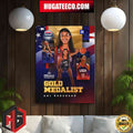 Ari Roberson Is Golden Medalist U18 Fiba Women‚Äôs Americup Colombia 2024 Home Decor Poster Canvas