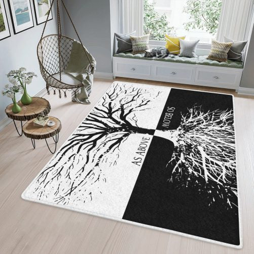 As Above So Below Tree Of Life Rug