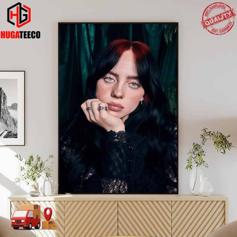At The Age Of 22 Billie Eilish Has Become The Youngest-ever Two-time Oscar Winner In History Poster Canvas