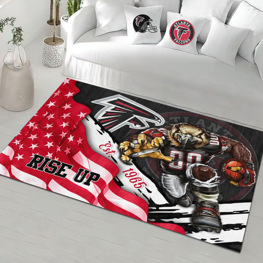 Atlanta Falcons Rectangular Rug – HOATT13151